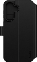 CARE by PanzerGlass Wallet Case w. Kickstand - Black - Samsung Galaxy A57 5G