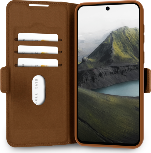 DBramante wallet bookcover Oslo Pro - Dark Tan - voor Samsung Galaxy A57 5G