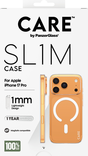 CARE by Panzerglass SL1M Case w. Magsafe - Transparent - iPhone 17 Pro
