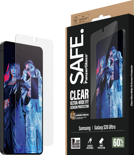 SAFE. by PanzerGlass Screen Protector UWF - Clear - Samsung Galaxy S26 Ultra