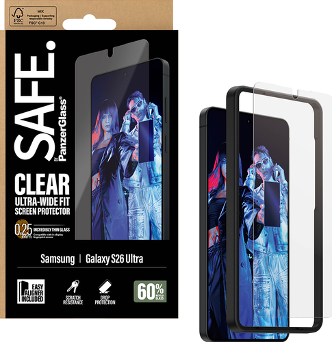 SAFE. by PanzerGlass Screen Protector UWF - Clear - Samsung Galaxy S26 Ultra