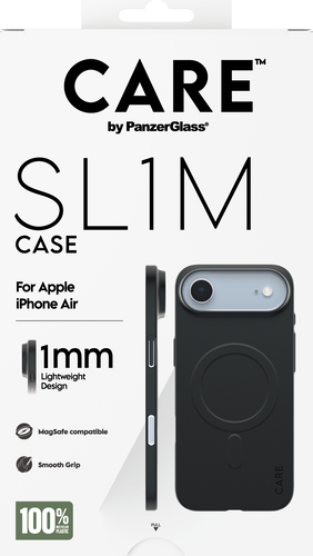 CARE by Panzerglass SL1M Case w. Magsafe - Zwart - iPhone Air