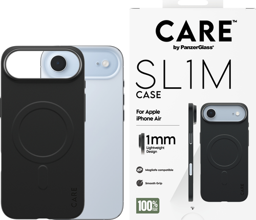 CARE by Panzerglass SL1M Case w. Magsafe - Zwart - iPhone Air