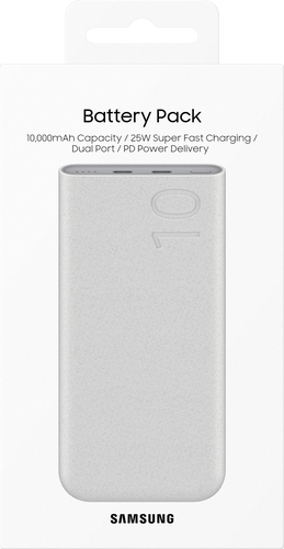 Samsung battery pack - Dual port Type C - 10.000mAh - 25W PD - Beige