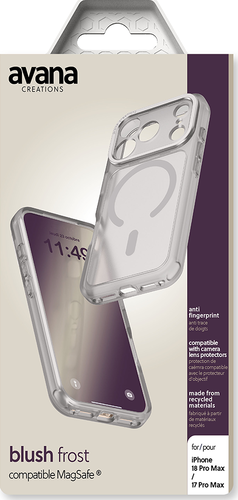 AVANA backcover Blush with Magsafe - Gris - pour iPhone 17 Pro Max/18 Pro Max