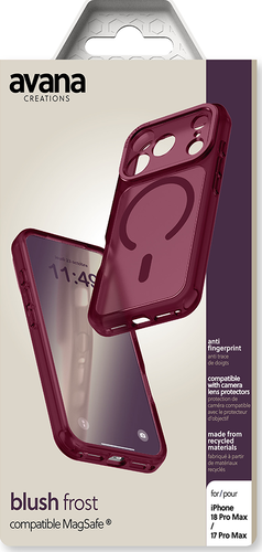 AVANA backcover Blush with Magsafe - Plum - pour iPhone 17 Pro Max/18 Pro Max