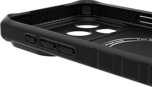ITSkins Hybrid R Bold Magsafe - Zwart - voor iPhone 17 Pro/18 Pro