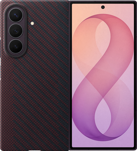 Samsung Carbon Magnet case - Rood - Samsung Galaxy Z Fold8