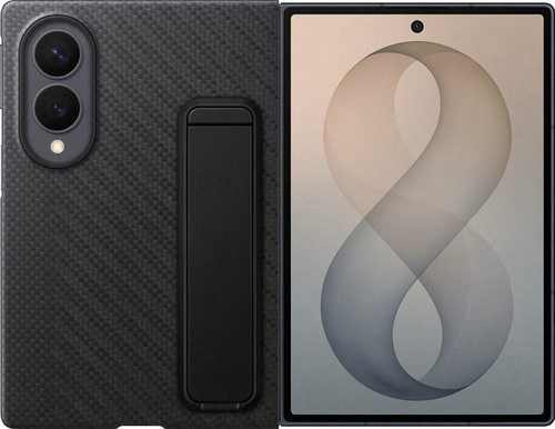 Samsung Carbon Standing case - Zwart - Samsung Galaxy Z Fold8