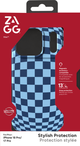 ZAGG Milan Snap Case - Checkmate - iPhone 18 Pro/17 Pro