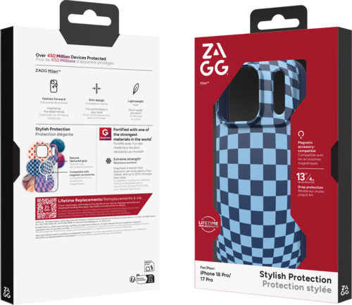 ZAGG Milan Snap Case - Checkmate - iPhone 18 Pro/17 Pro