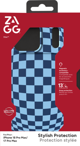 ZAGG Milan Snap Case - Checkmate - iPhone 18 Pro Max/17 Pro Max