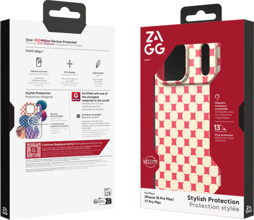 ZAGG Milan Snap Case - PolkaDotMatrix - iPhone 18 Pro Max/17 Pro Max