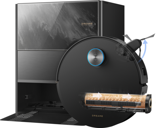 Dreame Robotstofzuiger Aqua 20 Pro Ultra Roller X Complete Zwart Marmer