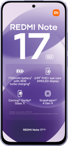 Redmi Note 17 5G - 8GB/256GB - Celestial Paars