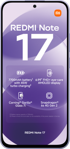 Redmi Note 17 - 4GB/128GB - Celestial Violet