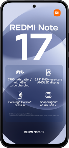 Redmi Note 17 - 4GB/128GB - Noir