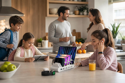 Musthavz - 5 x USB-C and 5 x USB-A Family Charging Station 150W - Wit