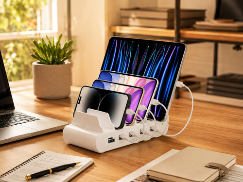 Musthavz - 5 x USB-C and 5 x USB-A Family Charging Station 150W - Wit