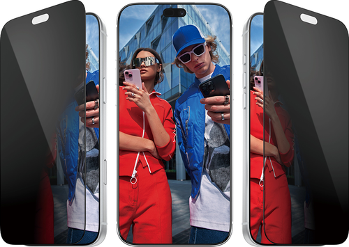 PanzerGlass Privacy Screen Protector Ultra-Wide Fit - Clear - voor iPhone 18 Pro