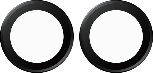PanzerGlass Hoops Lens Protector - Zwart - iPhone Fold