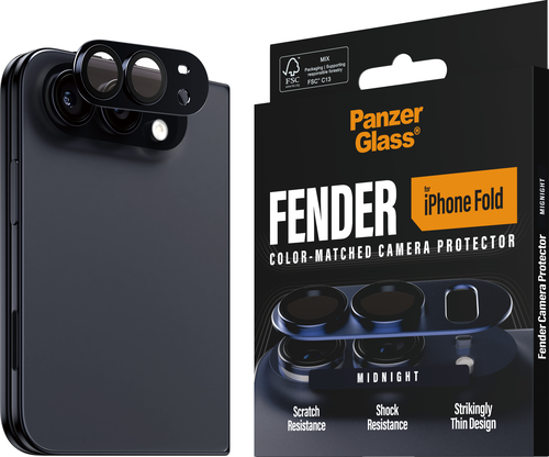 PanzerGlass FENDER Camera Protector - Dark Blue - iPhone Fold