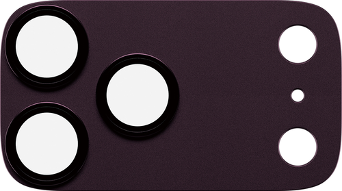 PanzerGlass FENDER Camera Protector - Dark Cherry - iPhone 18 Pro Max