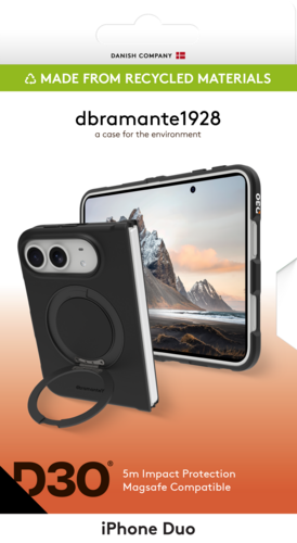 Dbramante Iceland Ultra D30 Kickstand - Iphone DUO - Zwart