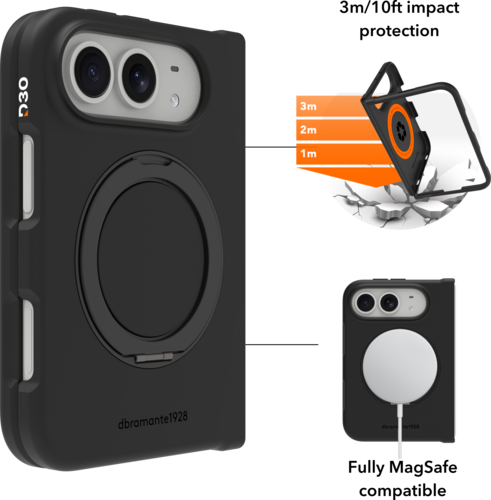 Dbramante Iceland Ultra D30 Kickstand - Iphone DUO - Zwart
