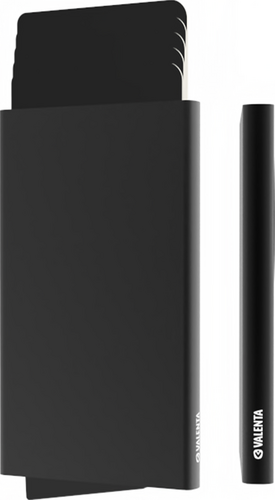 Valenta Cardprotector Aluminium Magsafe Plus - Zwart