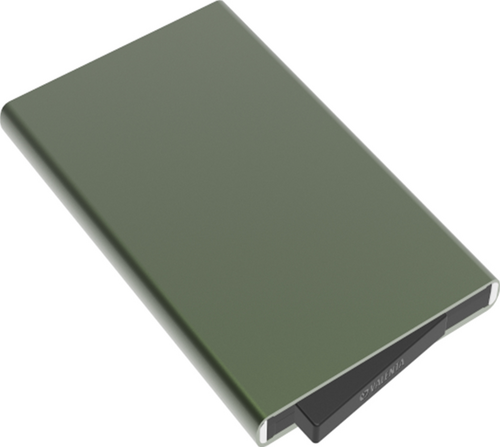 Valenta Cardprotector Aluminium Magsafe Plus - Donkergroen