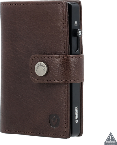 Valenta Card Wallet Leather MagSafe Luxe - Chocolate